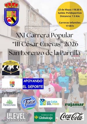 Cartel circuito carreras diputacion 2025 600